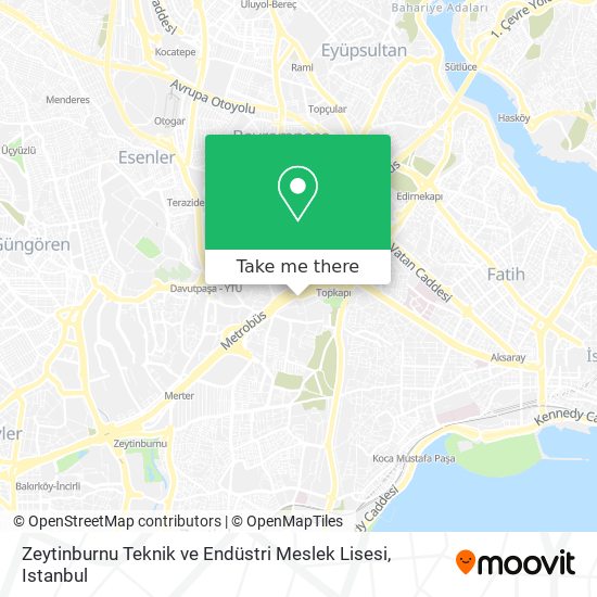 Zeytinburnu Teknik ve Endüstri Meslek Lisesi map