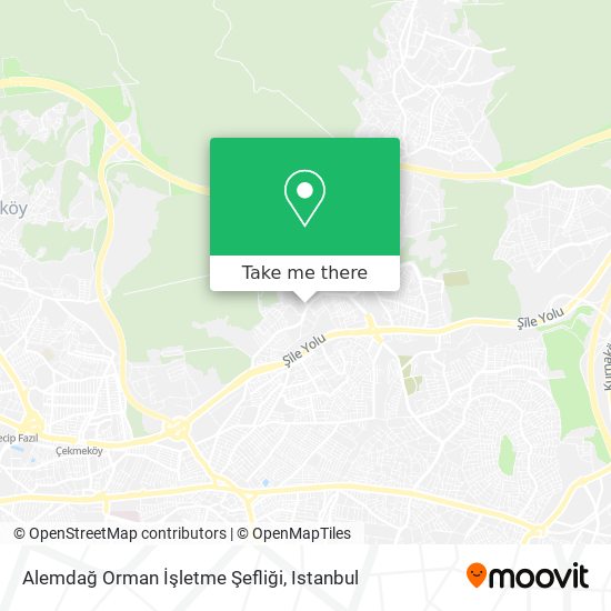 Alemdağ Orman İşletme Şefliği map