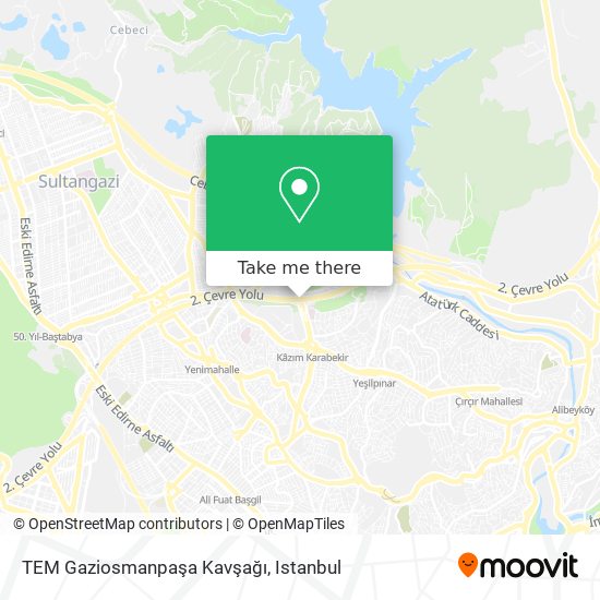 TEM Gaziosmanpaşa Kavşağı map