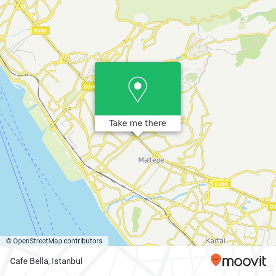 Cafe Bella map