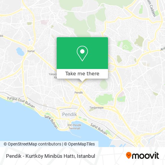 Pendik - Kurtköy Minibüs Hattı map