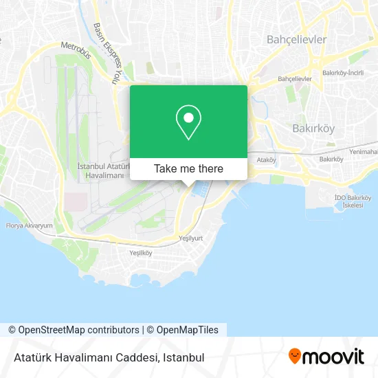 Atatürk Havalimanı Caddesi map