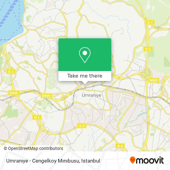 Umranıye - Cengelkoy Mınıbusu map