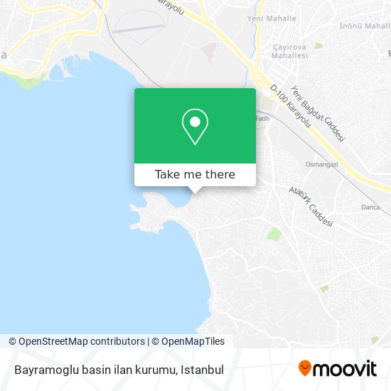 Bayramoglu basin ilan kurumu map