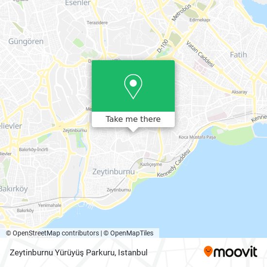 Zeytinburnu Yürüyüş Parkuru map