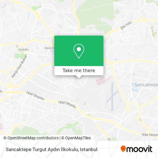 Sancaktepe Turgut Aydın İlkokulu map