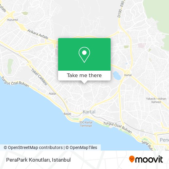 PeraPark Konutları map