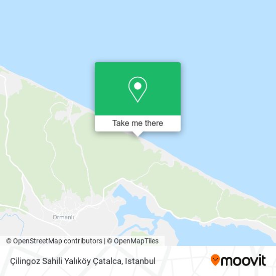 Çilingoz Sahili Yalıköy Çatalca map