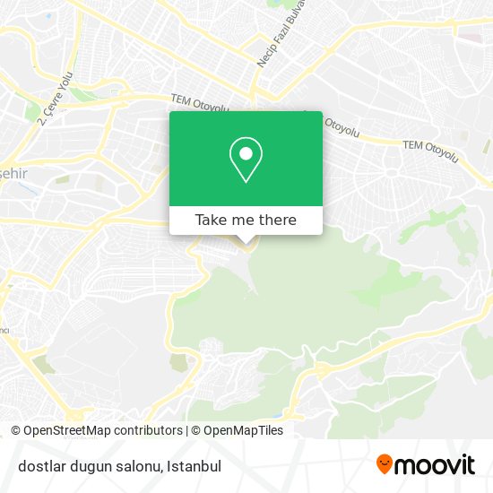 dostlar dugun salonu map