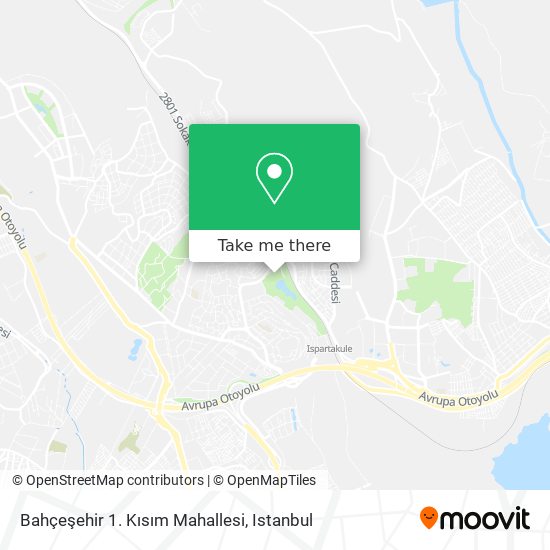Bahçeşehir 1. Kısım Mahallesi map