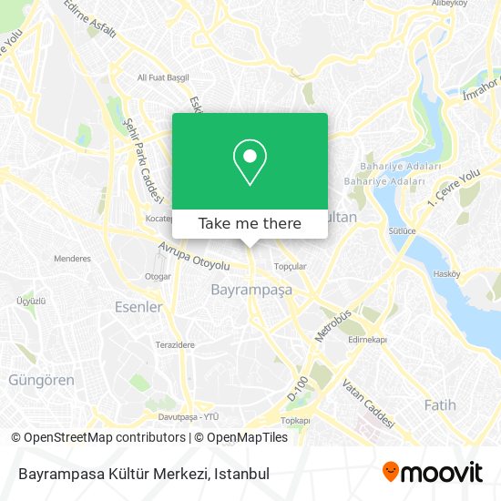 Bayrampasa Kültür Merkezi map
