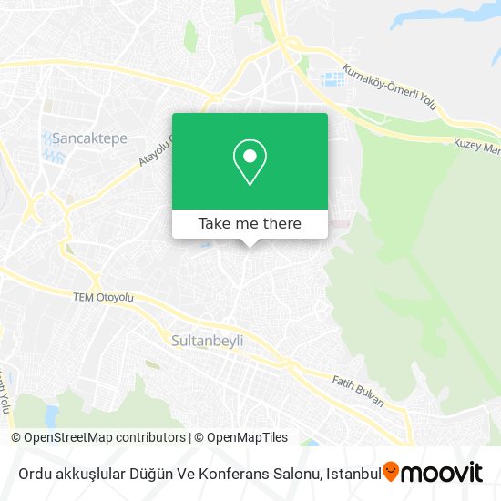 Ordu akkuşlular Düğün Ve Konferans Salonu map