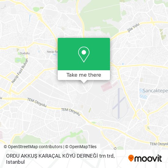 ORDU AKKUŞ KARAÇAL KÖYÜ DERNEĞİ trn trd map