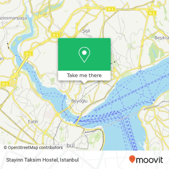 Stayinn Taksim Hostel map