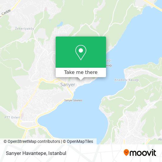 Sarıyer Havantepe map
