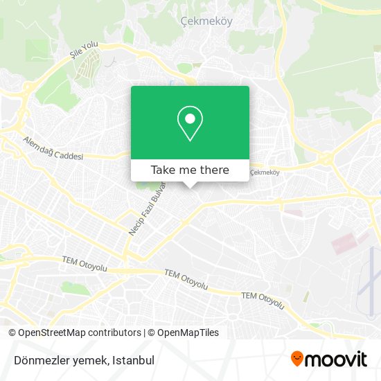 Dönmezler yemek map