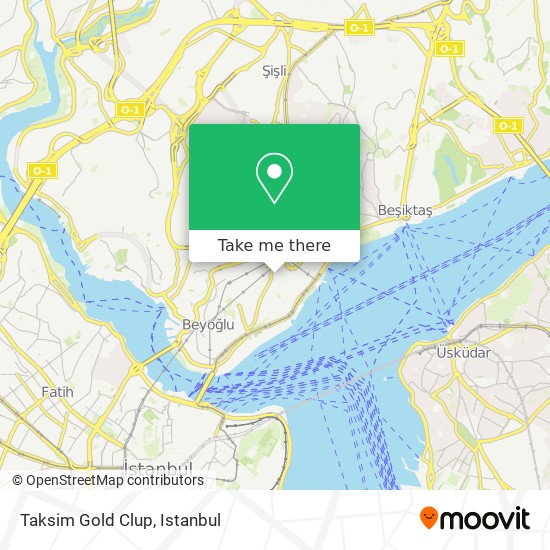 Taksim Gold Clup map