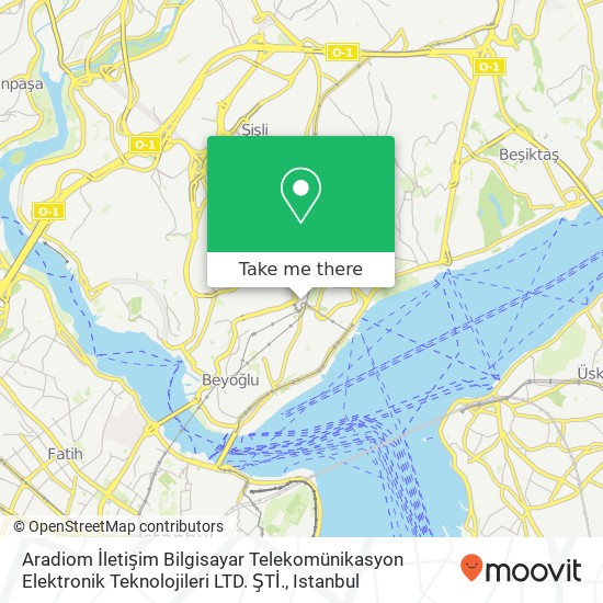 Aradiom İletişim Bilgisayar Telekomünikasyon Elektronik Teknolojileri LTD. ŞTİ. map