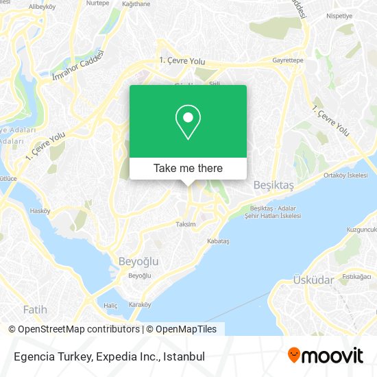 Egencia Turkey, Expedia Inc. map