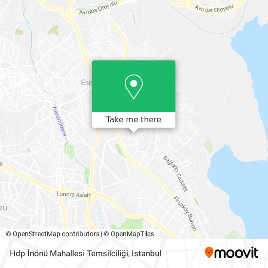 Hdp İnönü Mahallesi Temsilciliği map