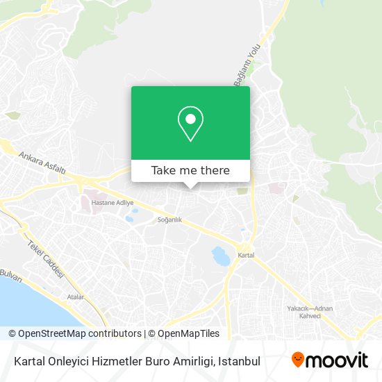 Kartal Onleyici Hizmetler Buro Amirligi map