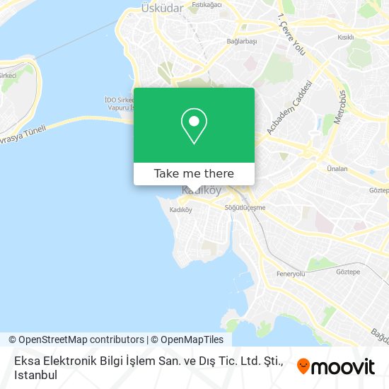 Eksa Elektronik Bilgi İşlem San. ve Dış Tic. Ltd. Şti. map