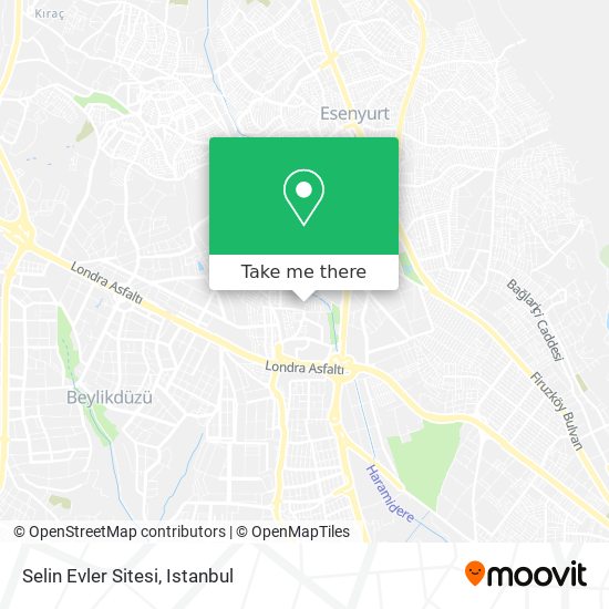 Selin Evler Sitesi map