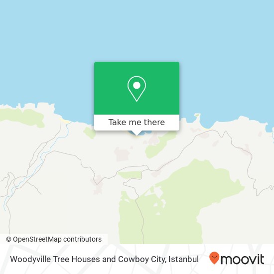 Woodyville Tree Houses and Cowboy City map