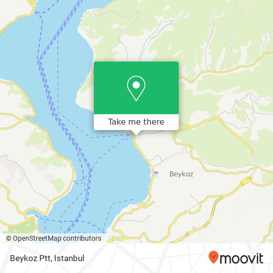 Beykoz Ptt map