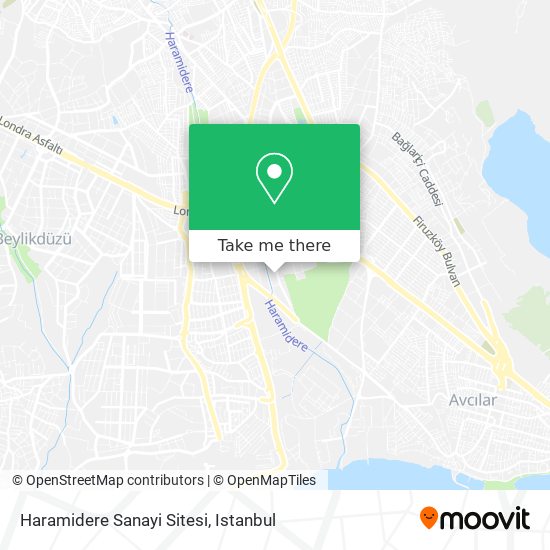 Haramidere Sanayi Sitesi map