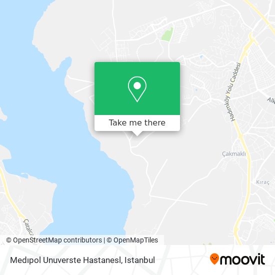 Medıpol Unuverste Hastanesl map