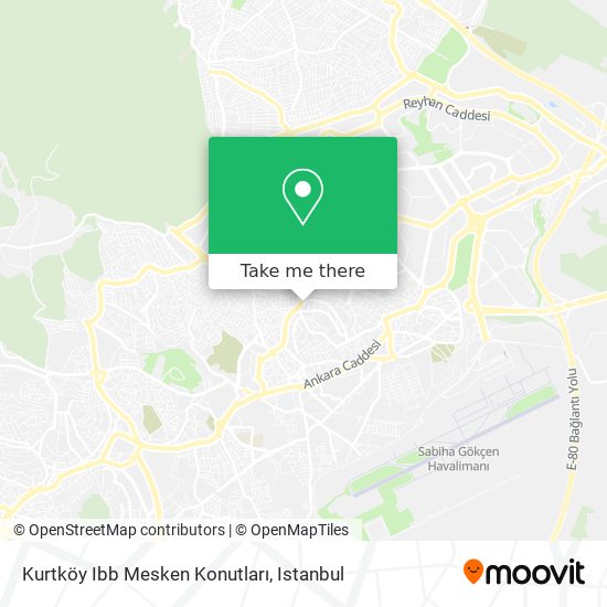 Kurtköy Ibb Mesken Konutları map