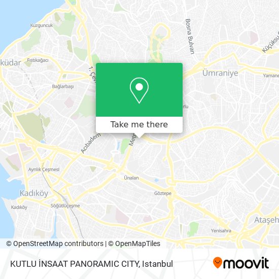 KUTLU İNSAAT PANORAMIC CITY map