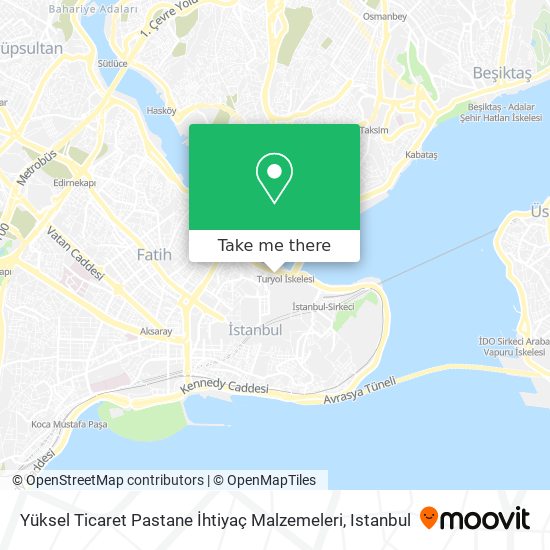 Yüksel Ticaret Pastane İhtiyaç Malzemeleri map