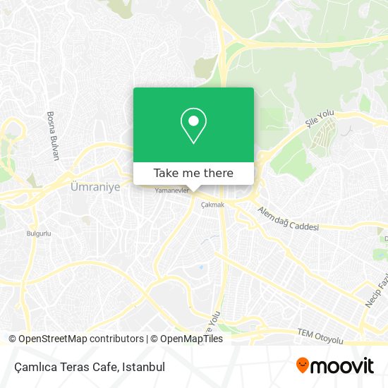 Çamlıca Teras Cafe map