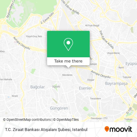 T.C. Ziraat Bankası Atışalanı Şubesi map