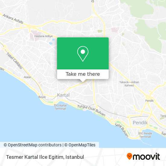 Tesmer Kartal Ilce Egitim map