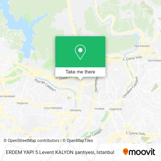 ERDEM YAPI 5.Levent KALYON şantiyesi map