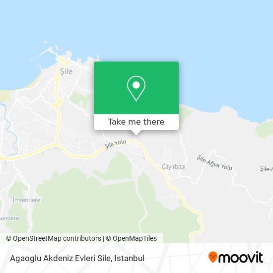Agaoglu Akdeniz Evleri Sile map