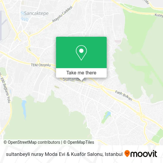 sultanbeyli nuray Moda Evi & Kuaför Salonu map