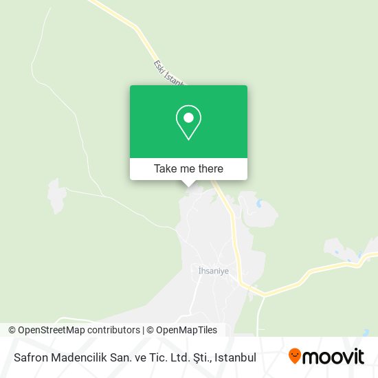 Safron Madencilik San. ve Tic. Ltd. Şti. map