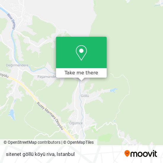sitenet göllü köyü riva map