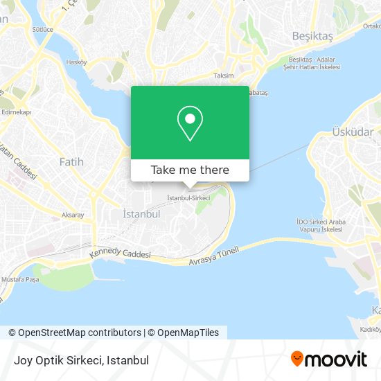 Joy Optik Sirkeci map