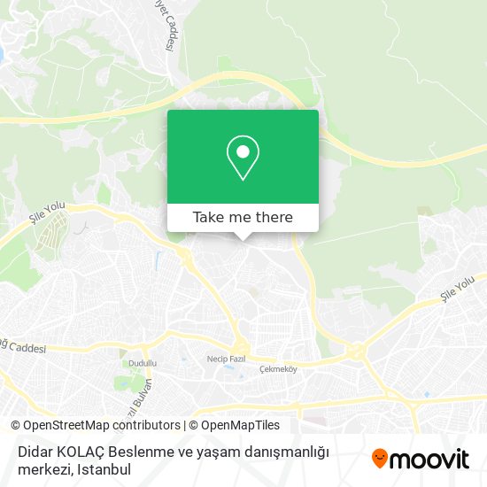 Didar KOLAÇ Beslenme ve yaşam danışmanlığı merkezi map