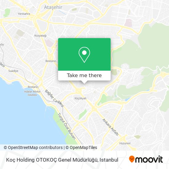 Koç Holding OTOKOÇ Genel Müdürlüğü map