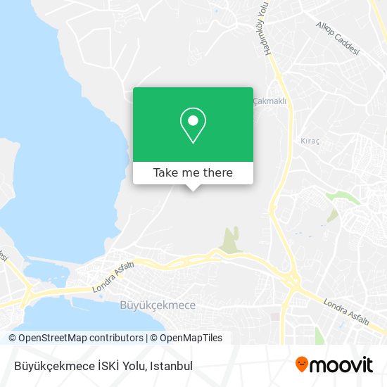 Büyükçekmece İSKİ Yolu map