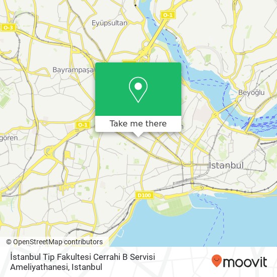 İstanbul Tip Fakultesi Cerrahi B Servisi Ameliyathanesi map