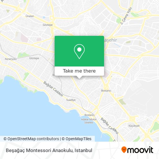 Beşağaç Montessori Anaokulu map