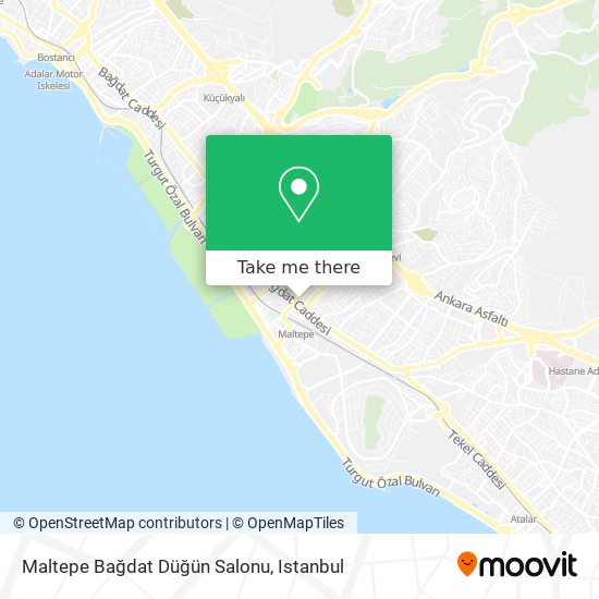 Maltepe Bağdat Düğün Salonu map