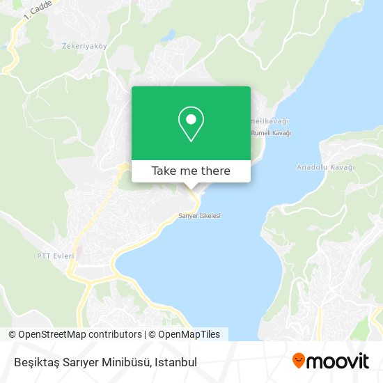 Beşiktaş Sarıyer Minibüsü map